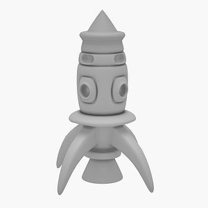 rocket 3D model