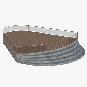 Outdoor Platform Guardrail