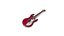 Guitare basse rouge