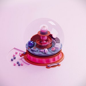 glass ball toy 3D model