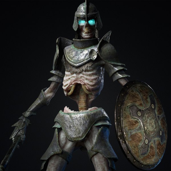 Undead warrior 3D model