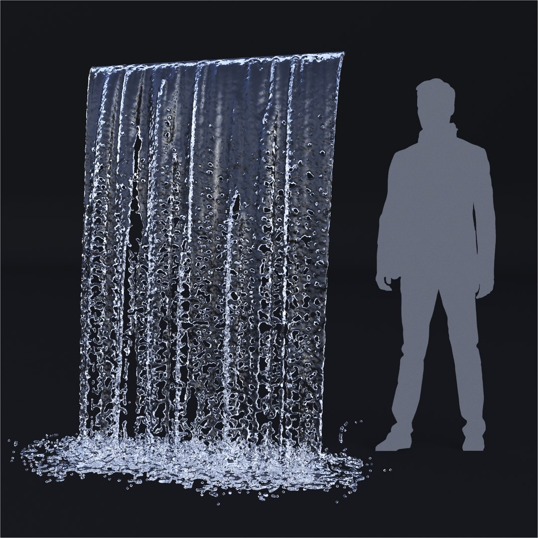 3D Animated Collection Of Waterfalls And Fountains Model - TurboSquid ...