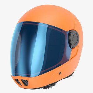 Orange Skydiving Helmet