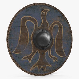 3d model viking shield