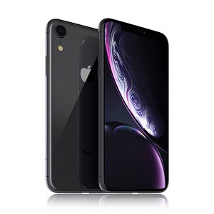 3D apple iphone xr black