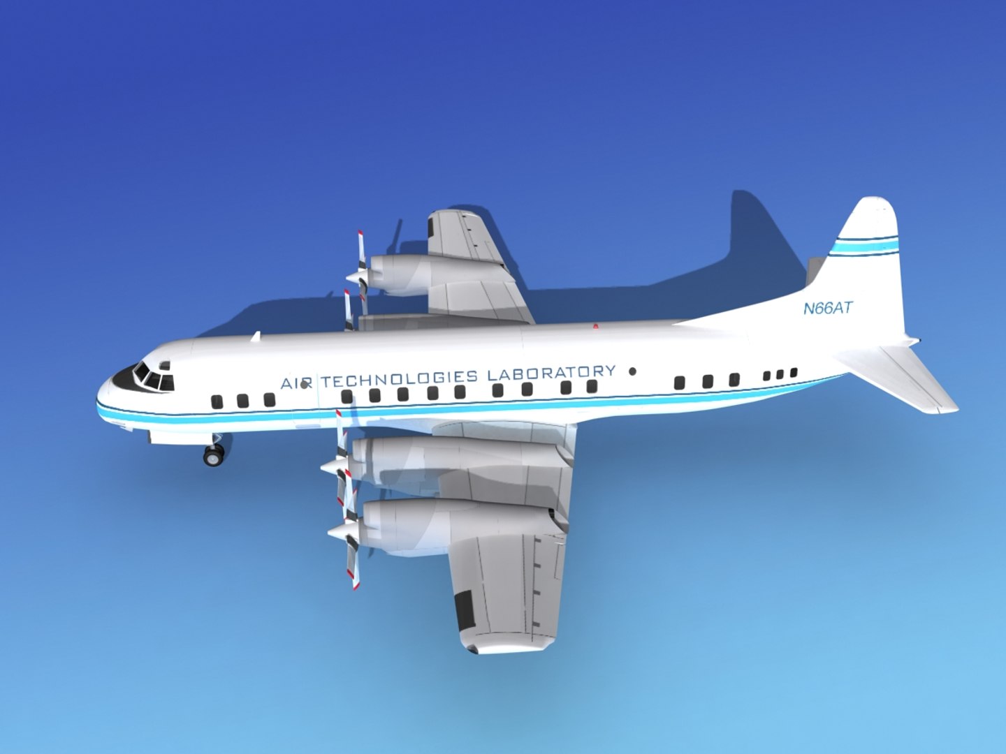 Propellers Electra Lockheed 3d Model