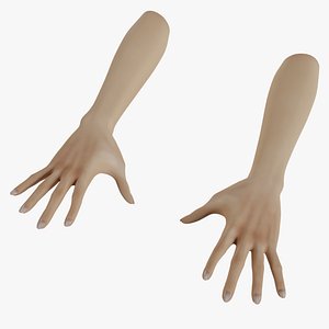 Rigged Female Hands