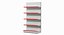 supermarket racks 3D model
