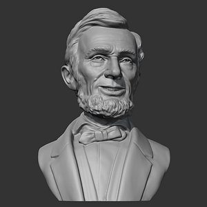 Abraham Lincoln print model