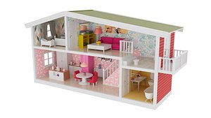 childrens dollhouse 3D model