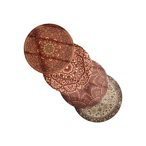 3D round carpet 23