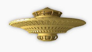 3d model ufo spacecraft