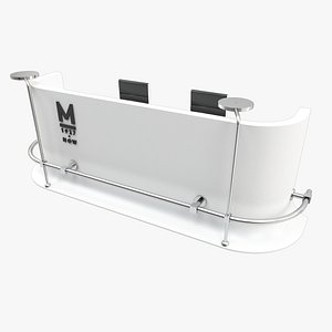 reception desk 3D model