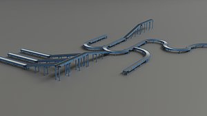 3D Conveyor systems model