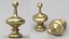 3D Carved Finials Collection