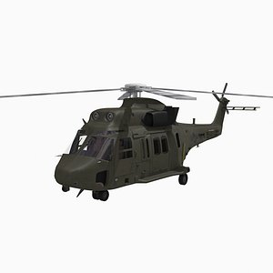 Korean  KUH1 surion helicopter 3D