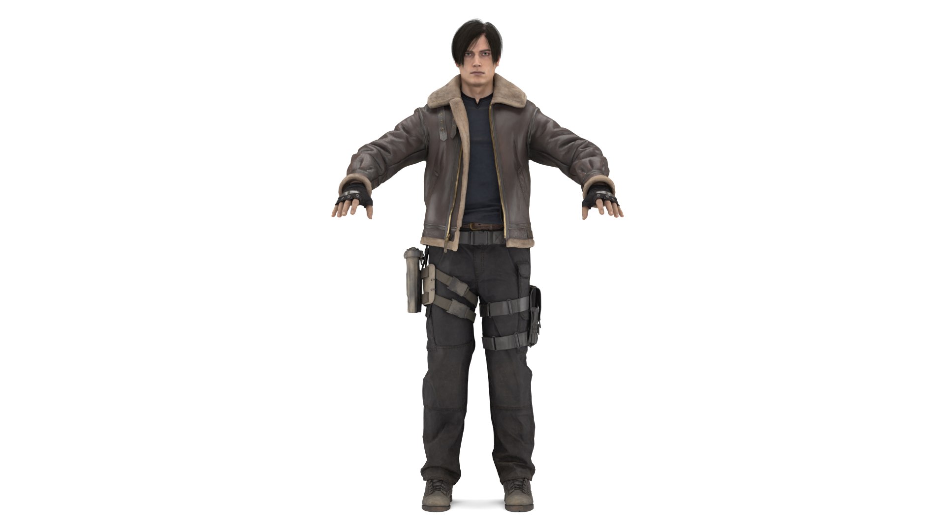 Leon Kennedy RIGGED - Resident Evil 3D - TurboSquid 2518207