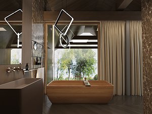 Modern Bathroom - 032 3D