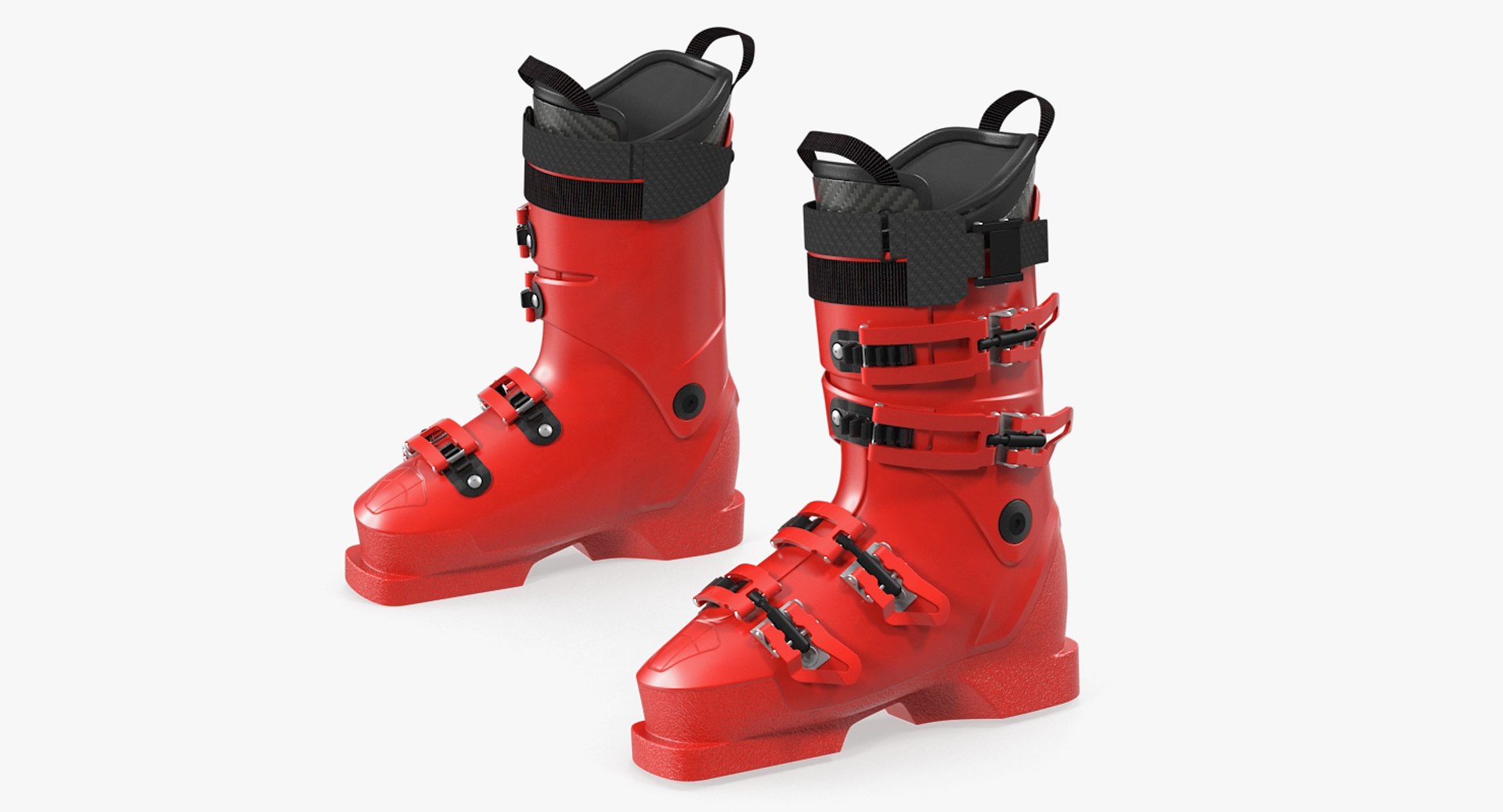 Ski Boots Generic 3D Model 3D model preview