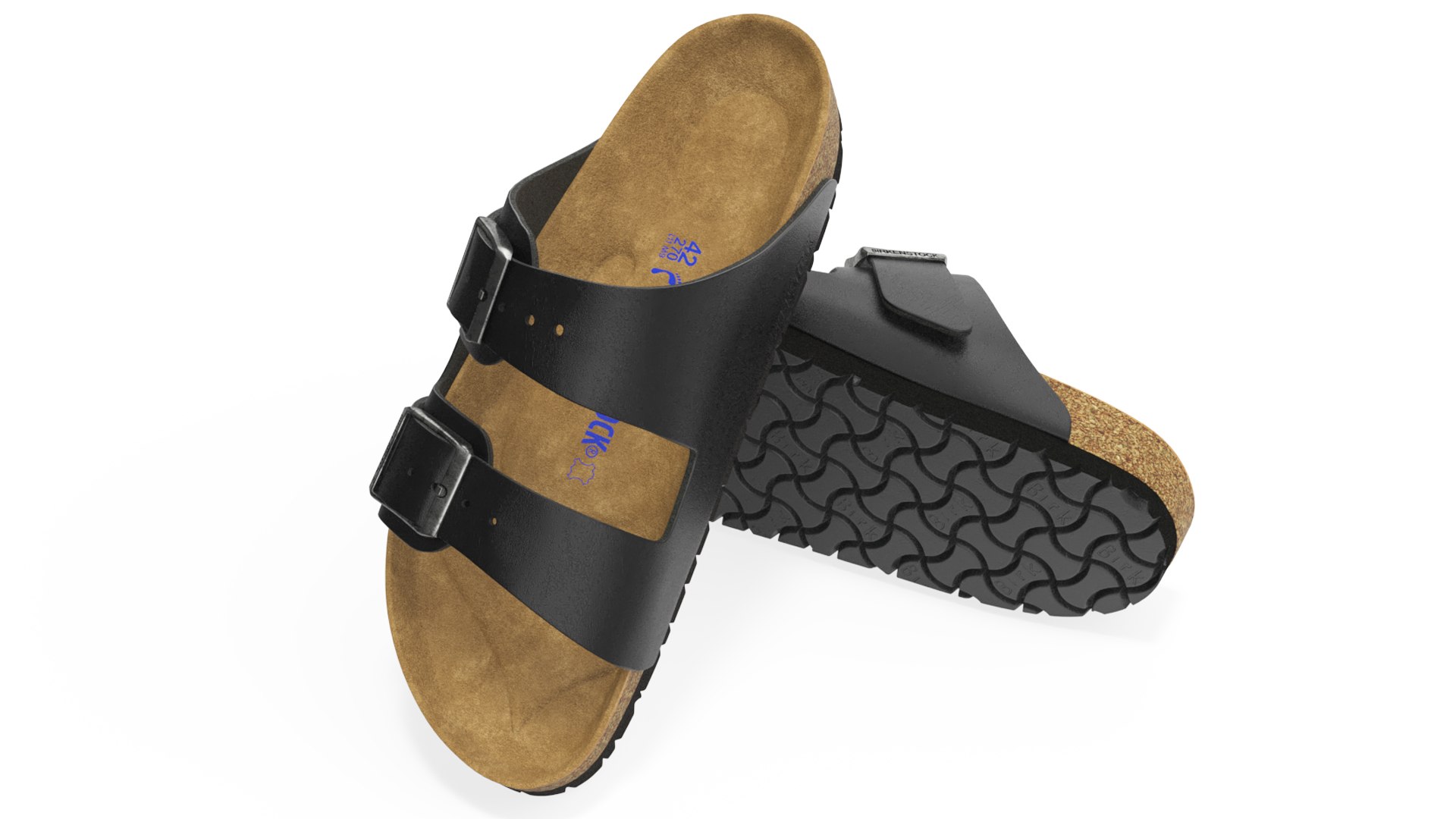Men Sandals Collection 2 3D model preview