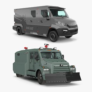 Armored Vehicles Rigged Collection