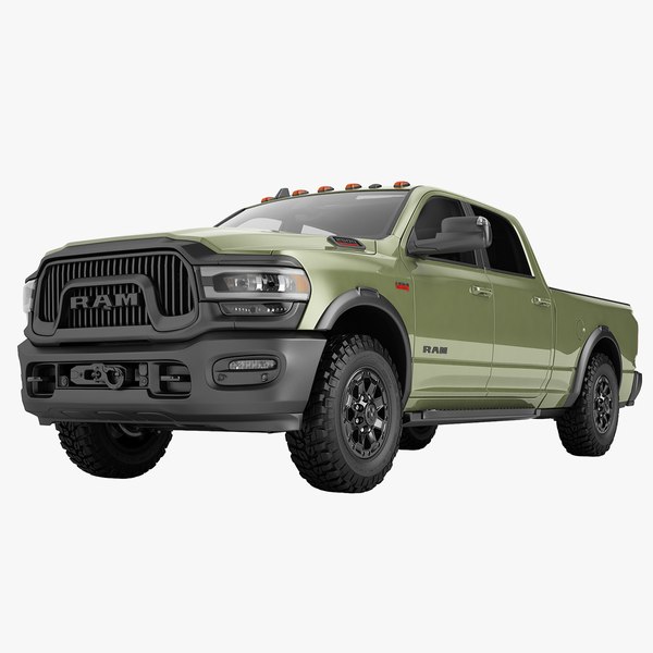 2021 Dodge Ram 2500 Power Wagon 01 3D model - TurboSquid 1963003