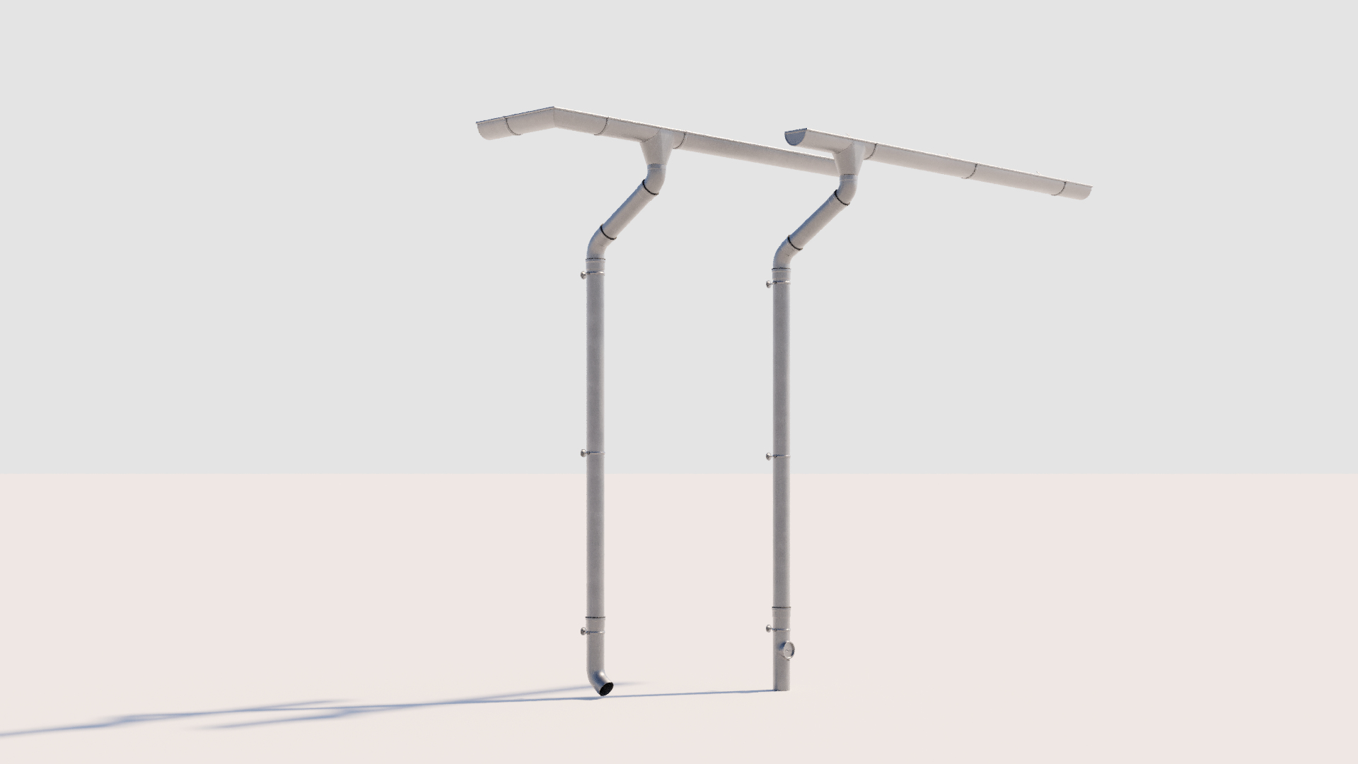 3D German Gutter System model - TurboSquid 1960934