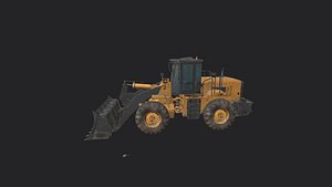 3D Forklift 3D Model 002