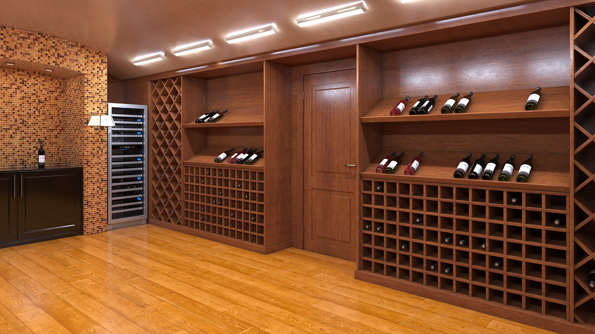Wine Cellar Interior Model - TurboSquid 2167687