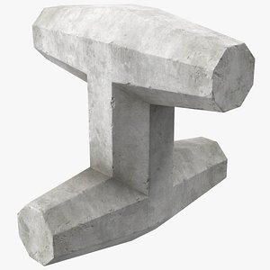 Dolos Concrete Breakwater Block 3D model