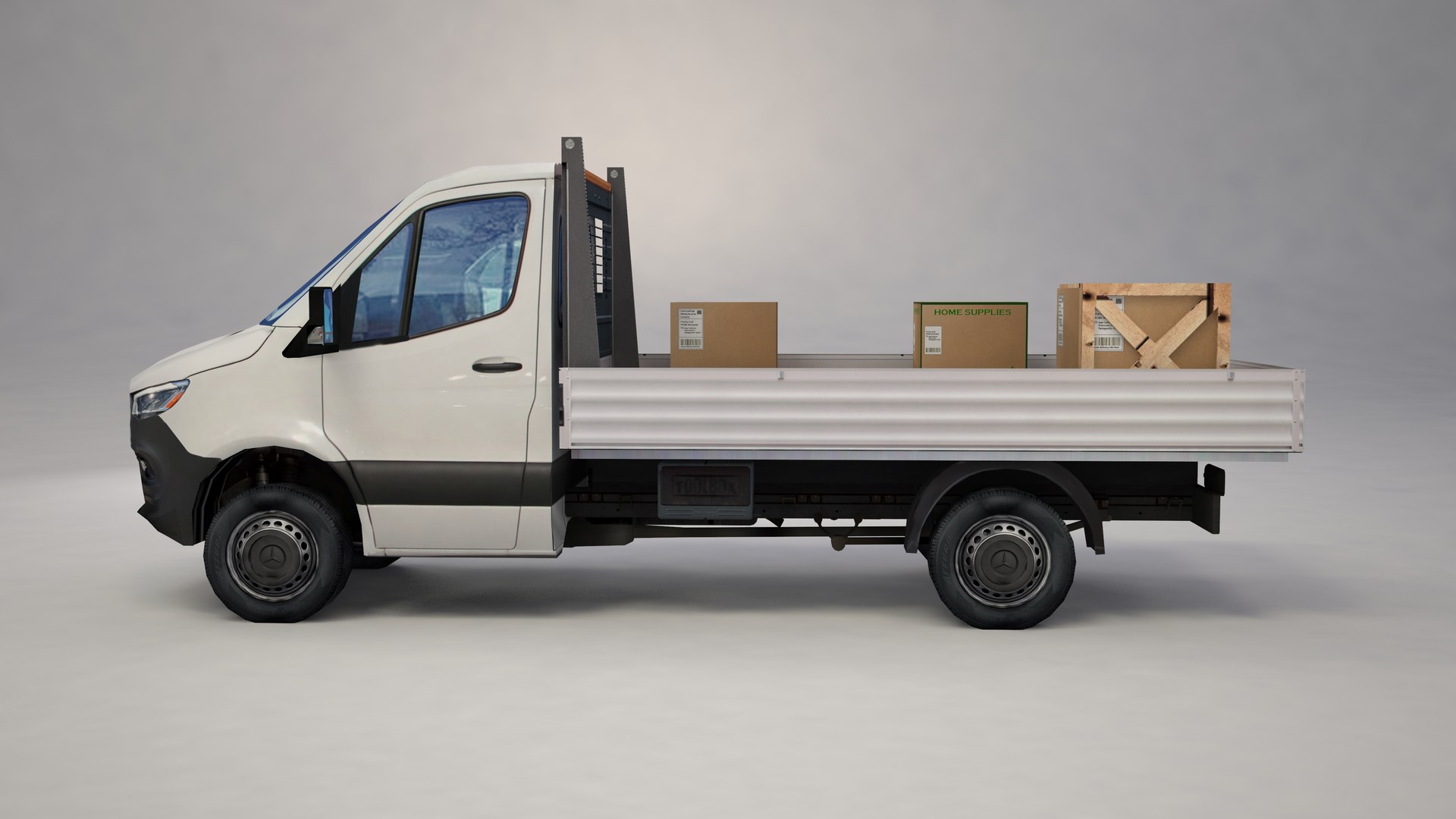 3D Sprinter 2020 Cargo Truck Low Poly - TurboSquid 1823485