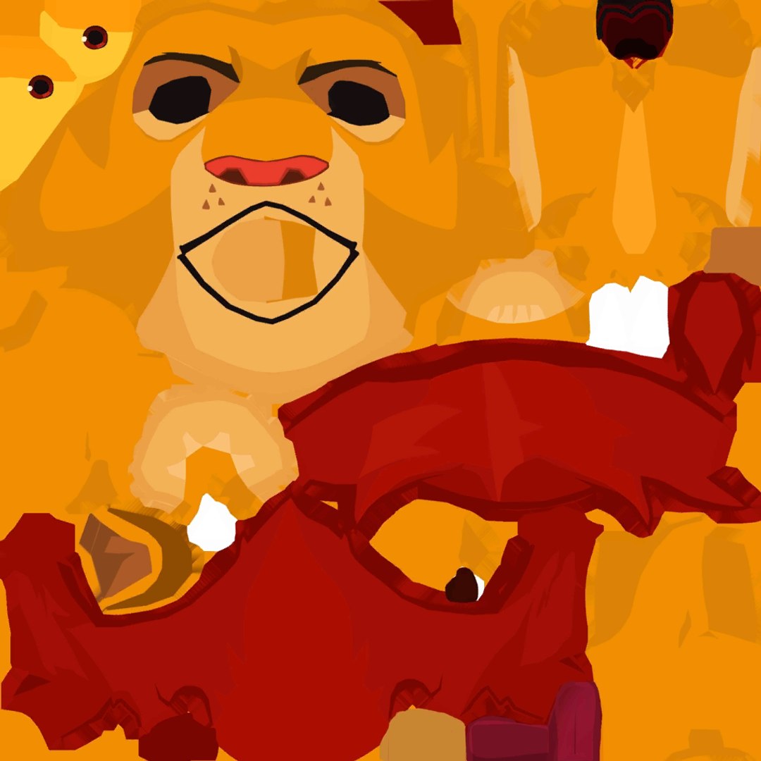 3D Simba Raise Model - TurboSquid 1850175