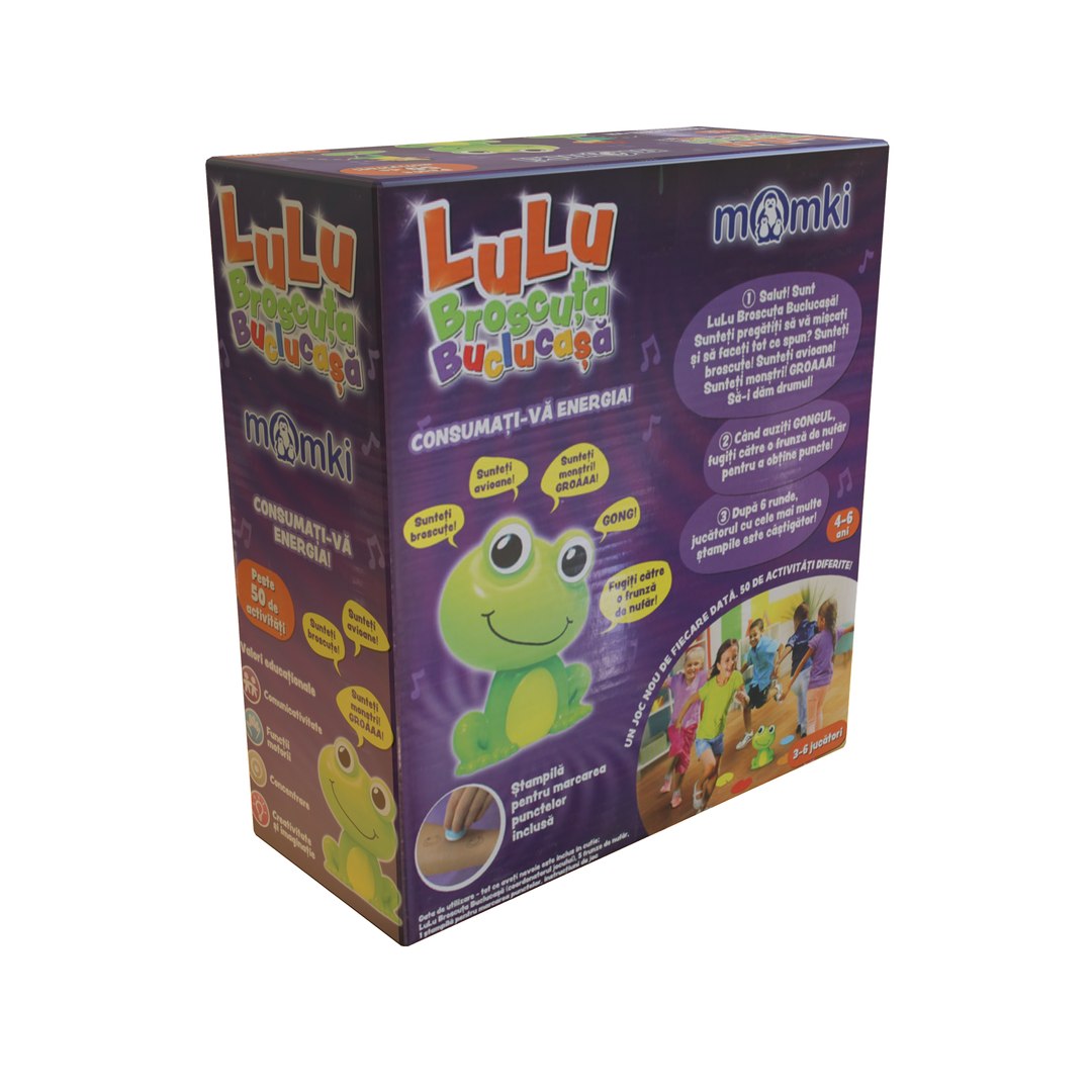 Lulu Frog Toy Box 3D model TurboSquid 2140423