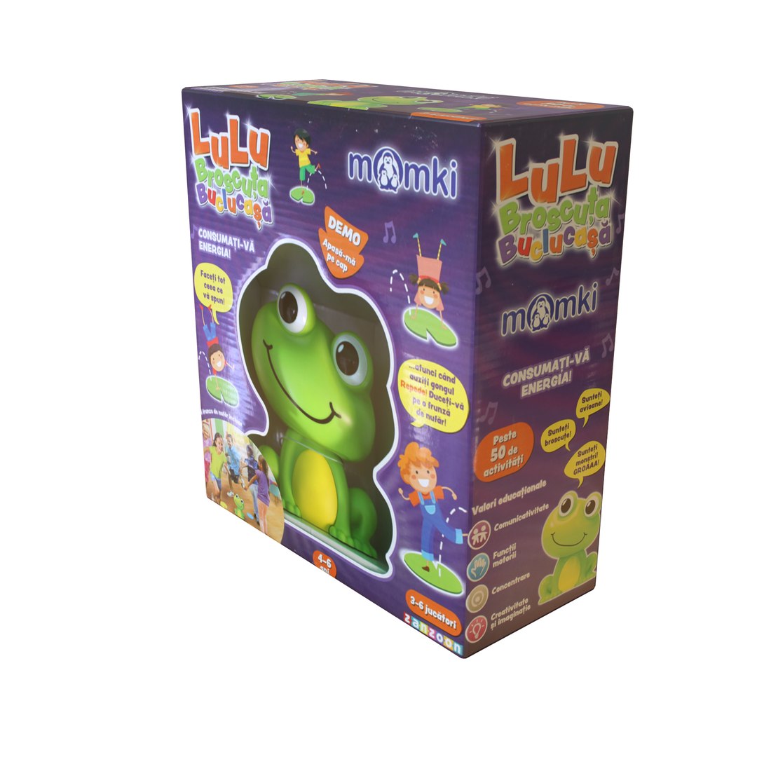 Lulu Frog Toy Box 3D model TurboSquid 2140423
