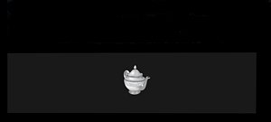 3D Decorative High Poly Teapot