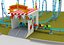 amusement park equipment 9 model