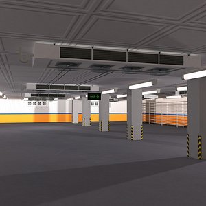 Cold Room Storage 3D Model