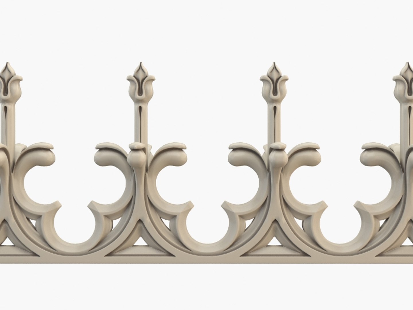 3ds Max Fence Gothic