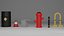 Low Poly Street Elements 게임 준비 완료