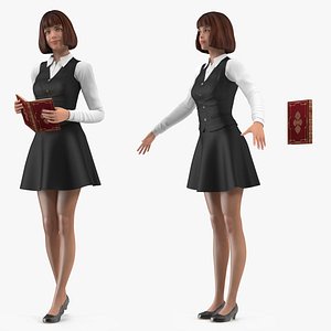 College Student Rigged for Cinema 4D