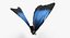 Mariposa Morpho Azul 5 Poses