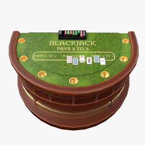 casino table 3D model