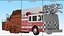 Rear Mount Ladder Fire Truck