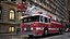 Rear Mount Ladder Fire Truck