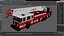 Rear Mount Ladder Fire Truck