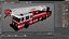 Rear Mount Ladder Fire Truck