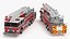 Rear Mount Ladder Fire Truck