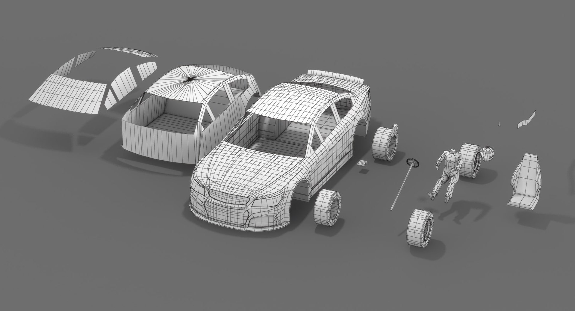 Premium Motorsports Nascar Reed 3D Model - TurboSquid 1186418