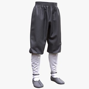 3D Pants 270 - All MH Bodies  UE5 Skeletons - Rigged model