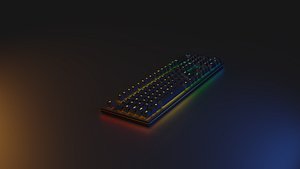 gaming keyboard based inspired by huntsman elite 3D